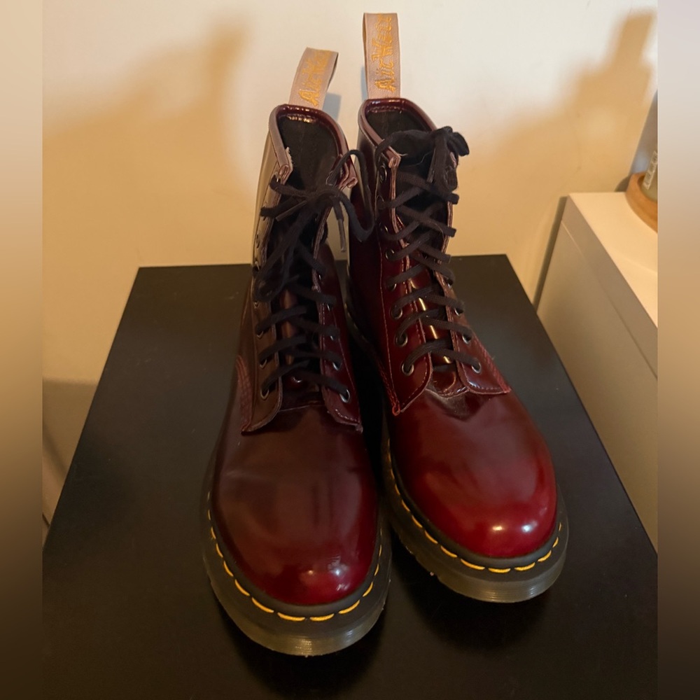 Dr. Martens Cherry Red Boots